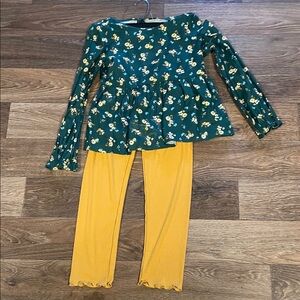 Rare Editions Green and Yellow Kids Matching Set